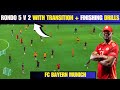 🎯FC Bayern Munich / Rondo 5v2 with transition + Finishing Drills By Vincent Kompany