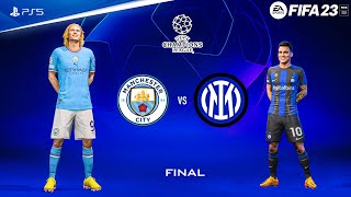 FIFA 23 - Manchester City vs Inter Milan | UEFA Champions League 22/23 Final | PS5™ Gameplay [4K60]