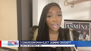 Democratic Congresswoman Jasmine Crockett shares her legislative priorities