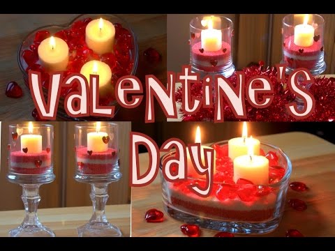 DIY - Dollar Store - Valentine's Candle Holders Ideas - YouTube