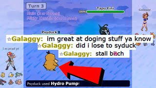 PSYDUCK MAKES SALTY KID RAGE QUIT ON POKEMON SHOWDOWN !! Funny pokemon showdown salt