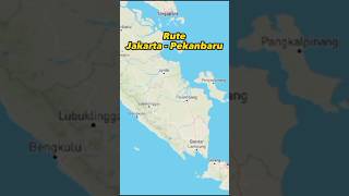 Rute Jakarta - Pekanbaru #shorts #jakarta #pekanbaru #travel