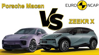 ZEEKR X vs Porsche Macan: Crash Test Comparison | Chinese Beat German!