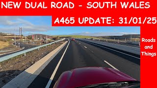 31/01/25 Update: New Dual Carriageway Being Built In WALES; A465 DUALLING