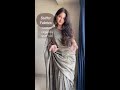 how to look slim in sarees farewell saree tips jhanvi bhatia