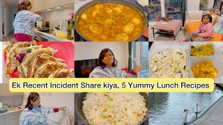 Ek recent Incident share ki, 5 Yummy Lunch Recipes banayi & Rylee ko Optometrist ke paas le kar gayi