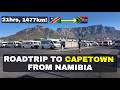 Road Trip to Cape Town 🇿🇦 from Windhoek Namibia | South Africa is the First World Country in Africa