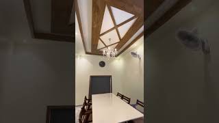 Gypsum ceiling, table area #shorts #ceiling #gypsum #youtube.