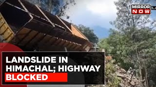 Chandigarh Shimla National Highway Blocked After Landslide in Himachal Pradesh | English News