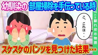 【2ch馴れ初め】幼馴染の部屋掃除を手伝っている時、スケスケのパンツを見つけた結果…【ゆっくり】