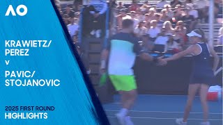 Krawietz/Perez v Pavic/Stojanovic Highlights | Australian Open 2025 First Round