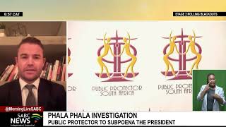 Public protector to subpoena the president