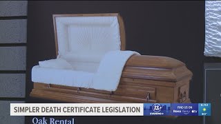 Michigan officials working on simpler death certificate legislation