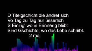 Titelgschicht Lyrics Subzonic