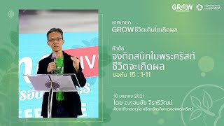 คำเทศนา จงติดสนิทในพระคริสต์ ชีวิตจะเกิดผล (ยอห์น15:1-11) วันอาทิตย์ที่ 10 มกราคม 2021