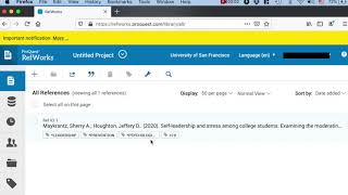 RefWorks: Importing Content