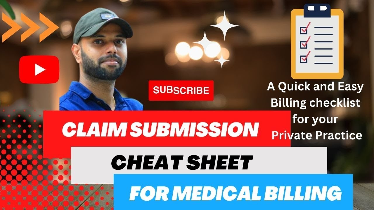 CLAIM SUBMISSION CHEAT SHEET FOR MEDICAL BILLING - YouTube