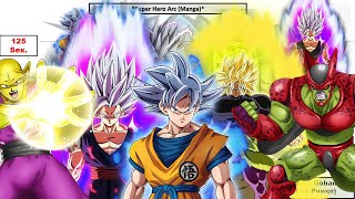 Dragon Ball Super (Manga) : 'Super Hero Arc' Power Levels | Primal Saiyan