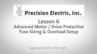 Lenze SMV Training Lesson 6: Advanced Drive Protective Fuse Sizing \u0026 Motor Overload Setup - VFDs