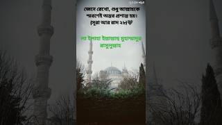 সবসময় আল্লাহতালাকে স্মরণ করুন #islam #quran #muslim  #shorts #shortvideo#foryou #inshallah