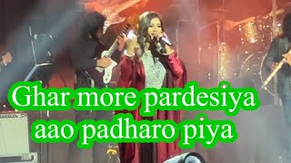 live Shreya ghoshal in Dallas - Ghar More Pardesiya - Full Video Aao padharo piya  5th Nov 2022 USA