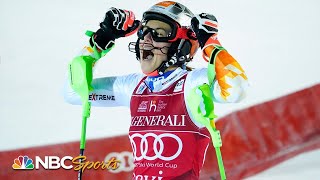 Petra Vlhova goes 2-for-2 over Mikaela Shiffrin, scores another reindeer | Levi World Cup Slalom