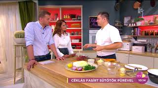 Tökéletes vegán ebéd: céklás fasírt sütőtök pürével - tv2.hu/fem3cafe
