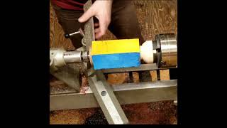 Turning a staved barrel style kaleidoscope body