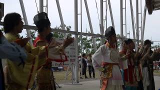 清盛隊＆かがわ源平紅白キャラバン隊コラボ♪　＠高松まつり　2012.8.13