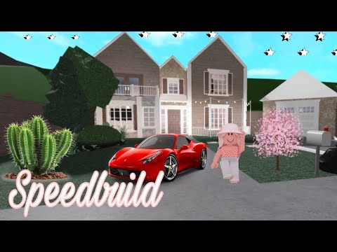 Bloxburg Roleplay House Speedbuild 2 Story | Bloxburg Roblox - YouTube