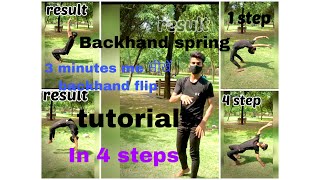 how learn to backhand spring tutorial back jump kese. Sikhe in bi ||arbazflipper #how to flip#short