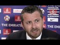 fulham 0 3 tottenham slavisa jokanovic full post match press conference fa cup