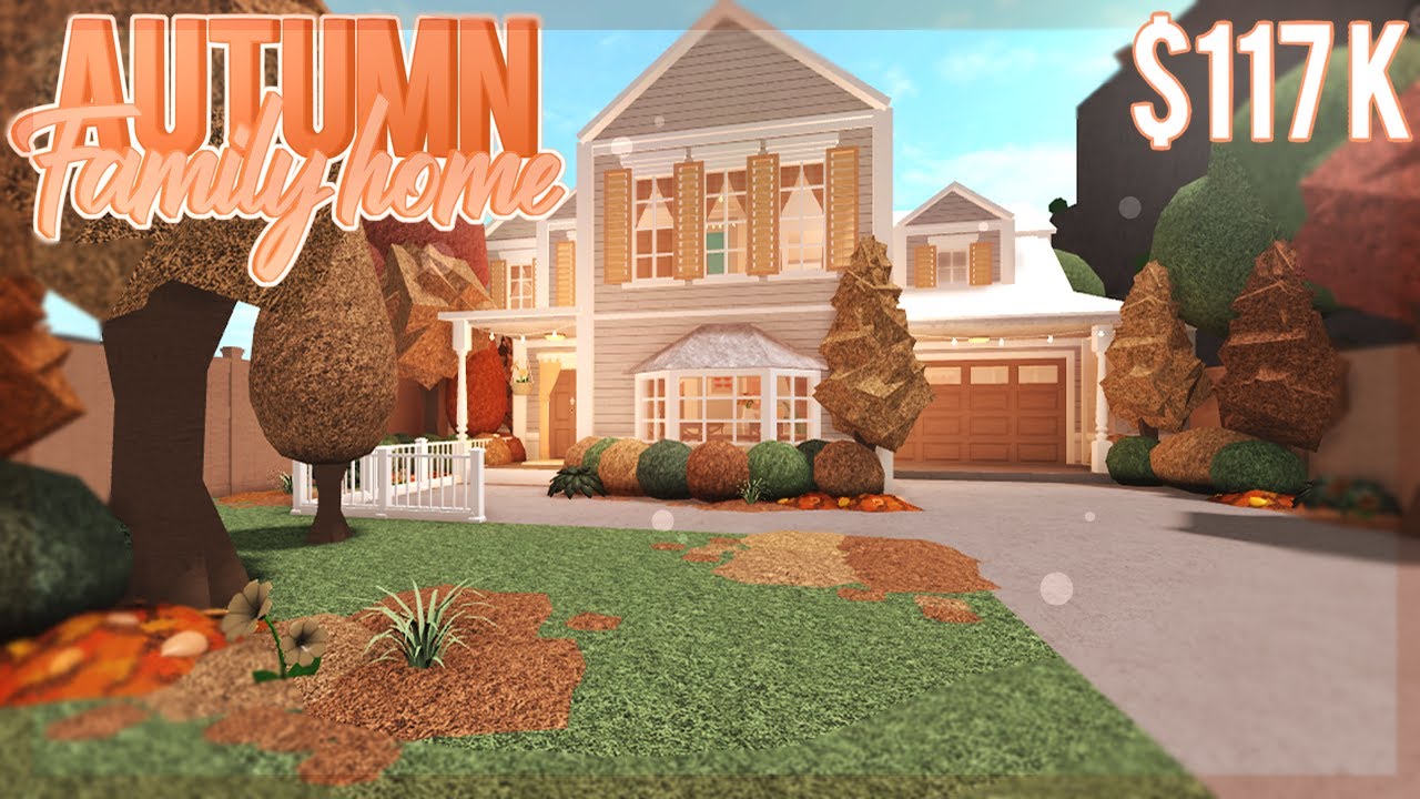 Autumn Family Home || Bloxburg Speedbuild | Aylosiaღ - YouTube