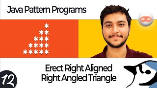 Java Pattern Program | Right Aligned Triangle (Logic + Code)