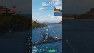 Warships🏴‍☠️ - Unexpected push by Minotaur on Colbert  #worldofwarships #wows #cqc