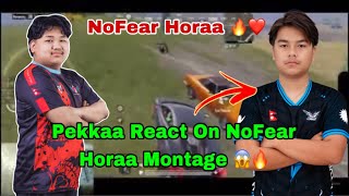 pekkaa react on NoFear Horaa Montage 😱 #nofear #cr7horaa #horaaesports #mafianinja #horaa