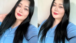 붙임머리 피스 가발 만들기💇🏻‍♀️ 오랜만에 긴머리 느낌...좋아..💙