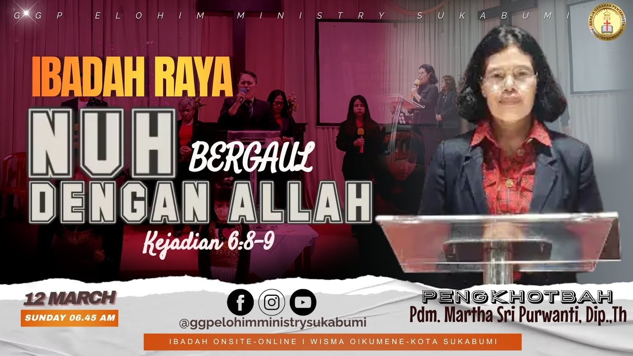 IBADAH RAYA, Minggu 12 Maret 2023 - YouTube