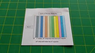 56.Hand or Machine Stitching - Creating a Colorful Strip Quilt Blocks Precious Moments