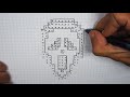 halloween pixel art how to draw scream mask pixelart