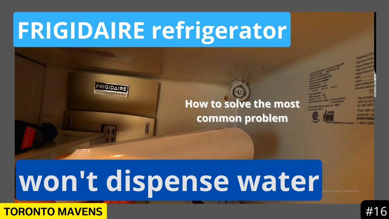 Appliance Repair Service From Scarborough Fixes FRIGIDAIRE Refrigerator ...