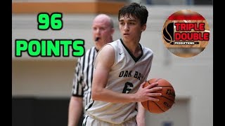 Diego Maffia Scores 96 POINTS!!!! Oak Bay vs Ross Sheppard Highlights!!