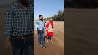 Grandmother#आजी सोबत समुद्र दर्शन#Dahanu Beach #