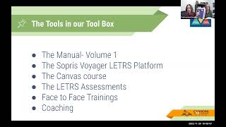 Bite-Sized PD: LETRS Toolbox for New Teachers