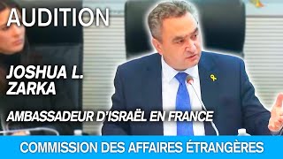 L'ambassadeur d’Israël en France est auditionné sur la crise au Proche-Orient - 15/01/2025