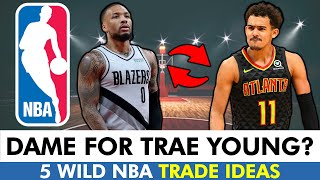 NBA Trade Rumors: 5 WILD Trades That Could Shake Up The NBA Ft. Damian Lillard For Trae Young