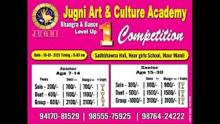 Jugni Art & Culture Academy  Frist Competition
