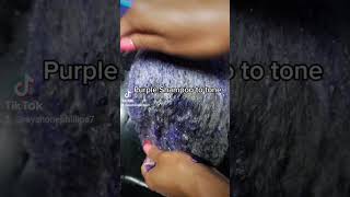 Transforming Grey Hair with Purple Shampoo!