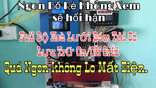 Full Dàn Năng Lượng Mặt Trời Không Lo Mất Điện Ngày Nắng Nóng