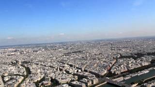 Panorama na Paryż z Wieży Eiffla